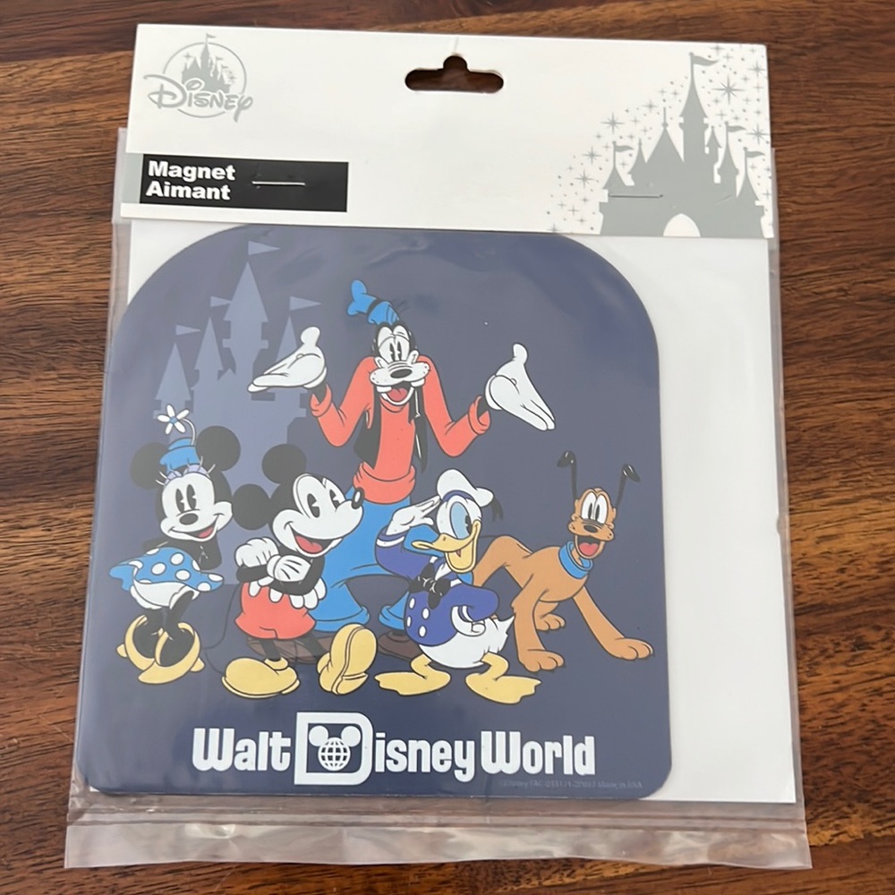 Walt Disney world magnet Mickey goofy donald Pluto